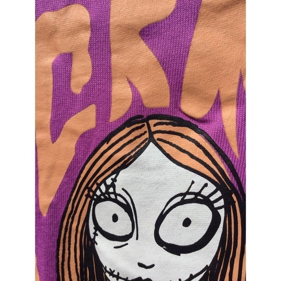 Disney Nightmare Before Christmas 2X NEW womens sleep shirt black fuchsia socks - Picture 6 of 14